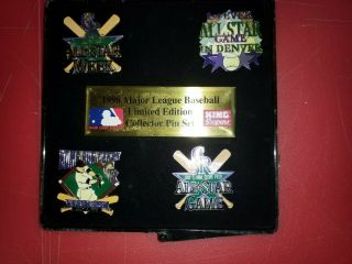 1998 Major League Baseball All Star Game Limited Edition Collector Pin Set