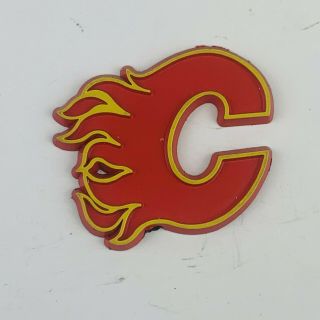 Calgary Flames Vintage Old Nhl Rubber Hockey Fridge Magnet Standings Board