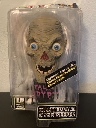 Rare Vtg K Mart Tales From The Crypt - Chatterface Cryptkeeper Talking Head 1998