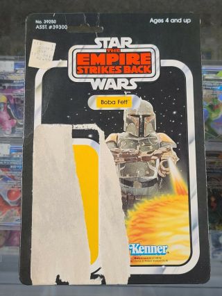 1980 Vintage Star Wars Boba Fett Card Back (41) Empire Strikes Back Esb Kenner