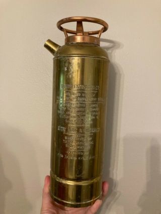 Vintage Prohibition Thirst Extinguisher - Cocktail Shaker Looks Like Fire Exting