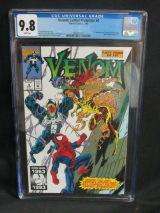 Venom Lethal Protector 4 (1993) Key 1st Appearance Scream Cgc 9.  8 Ve604