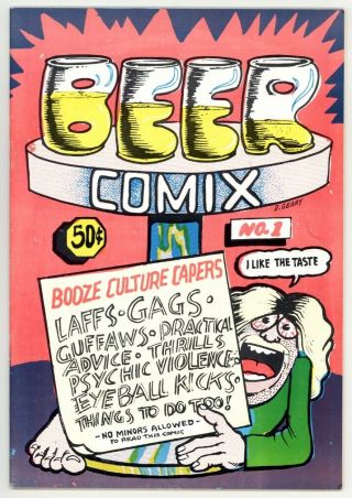 Beer Comix 1 Nm - 9.  2 First Printing 1971