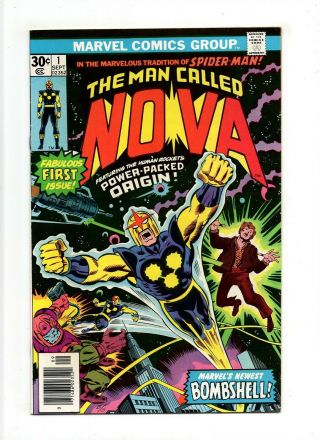 Nova 1 Vf/nm 9.  0 Marvel Comic Key 1st Richard Rider Bronze Age 30c