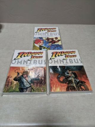 Indiana Jones Omnibus,  Vol.  1,  2,  And Further Adventures Vol.  3 (paperback)