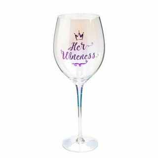 Her Wineness Aurora Wine Glass