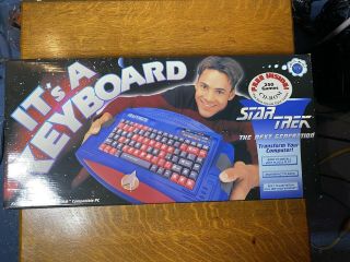 Vintage Mib 1995 Next Generation Star Trek Keyboard By Brainworks