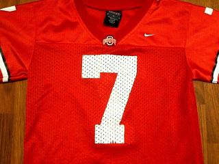 Vintage Ohio State Buckeyes 7 Football Jersey By Nike,  Youth 4t