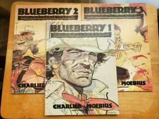 Blueberry 1,  2 & 3 Charlier And Moebius Epic Comics