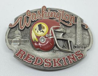 1987 Washington Redskins Belt Buckle Siskiyou Limited Edition 803 Wft Vintage
