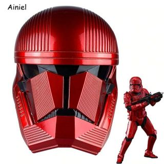 Hot Star War Sith Trooper Red Helmet Mask Face Adult Darth Hard Pvc Clone Props