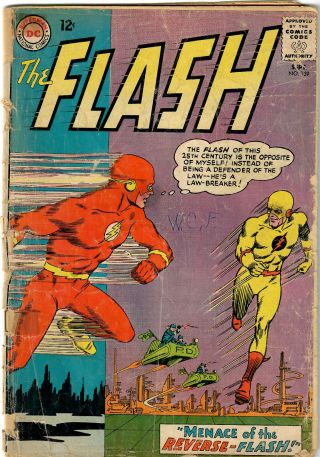 Flash 139 (1963) 1st Appearance Of Reverse Flash - Key Issue