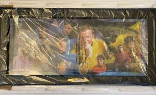 Star Trek Illuminated Stained Glass Panorama By Bradford Exchange