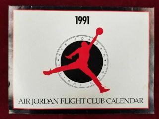 1991 Air Michael Jordan Flight Club Calendar Wheaties Ad (a2)
