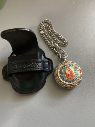 Franklin Star Trek Borg Pocket Watch,  Case,  Chain,  1