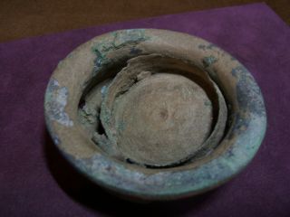 Ancient 3 " Dish Bowl 3000bc Early Bronze Age