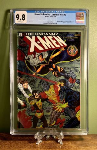 Marvel Collectible Classics: X - Men 2 Cgc 9.  8 With White Pages & Chromium Cover