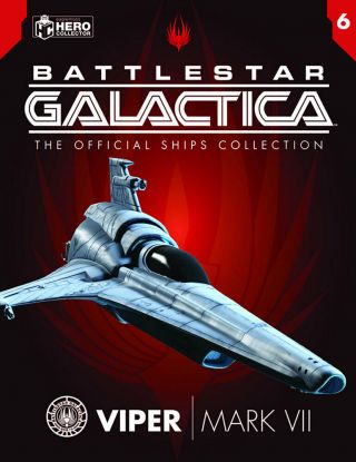 Battlestar Galactica Official Ships 6 Viper Mk Vii (2004) Eaglemoss