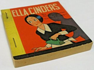 1935 ELLA CINDERS Tarzan Ice Cream Premium book NEVER READ 2
