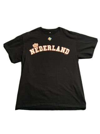 Majestic Team Nederland 2013 World Baseball Classic T - Shirt Black Large