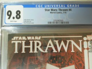 Star Wars Thrawn 4 Cgc 9.  8 Mini Series Disney,  Series????