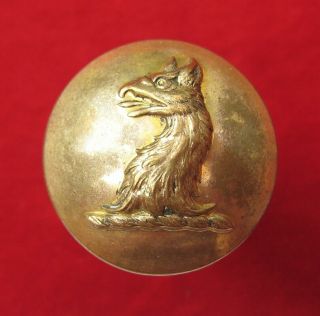 Large Gilt Livery Button Featuring A Griffin’s Head (lb104)