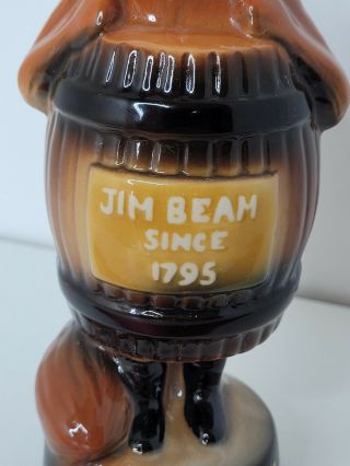 VTG Jim Beam 1981 11th Convention at Las Vegas Fox Paperweight Decanter Figure 2