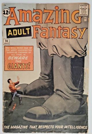 1962 Marvel Comics Book Adult Fantasy 14 Stan Lee Steve Ditko Cover