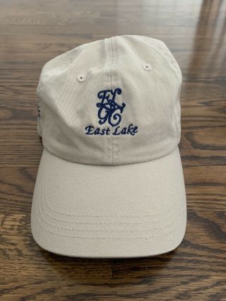 East Lake Golf Club Adjustable Khaki Baseball Cap/hat Pga Tour Championship