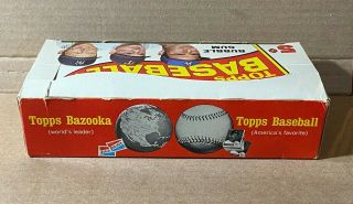 1965 Topps Baseball 5¢ Empty Wax Pack Display Box Koufax Killebrew Mantle 3