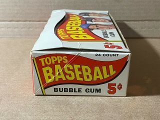 1965 Topps Baseball 5¢ Empty Wax Pack Display Box Koufax Killebrew Mantle 4