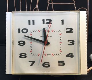 Vintage General Electric Ge Retro Kitchen Wall Clock Mid Century Modern