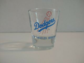 Vintage Los Angeles Dodgers Mlb 2.  5 " Shot Glass