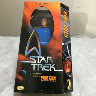 Star Trek Classic Edition Mr.  Spock 12 " Figurine 1998