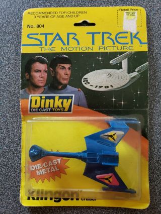 Vintage 1979 Dinky Toys - Star Trek The Motion Picture - Klingon Cruiser Diecast