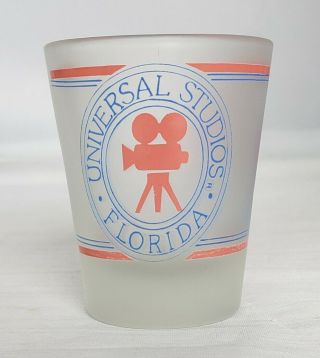 Universal Studios Florida Shot Glass Orlando Theme Park Vintage Souvenir Cup