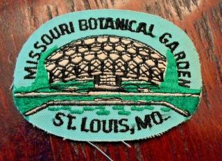 Missouri Botanical Garden Collectors Patch 3 1/2 " Vintage Sewn St Louis Mo