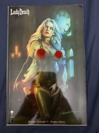 Lady Death: Merciless Onslaught 1 | Naughty Edition Variant Cover | Nm,