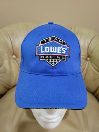 Team Lowes Racing 48 Jimmie Johnson Adjustable Hat Cap 2006 Cup Series Champion