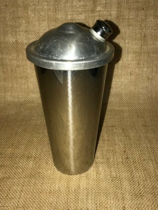 Vintage Cocktail Shaker Metal Strainer In Pour Spout Barware Drinks