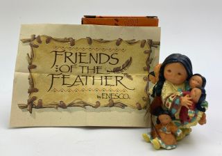 Vtg Enesco Friends Of The Feather 1997 “love For All” Figurine