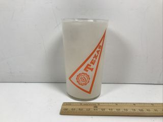 Vintage University of Texas Frosted 12 Ounce Glass 