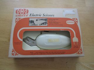 Vintage Dritz Electric Scissors,  Great On Paper