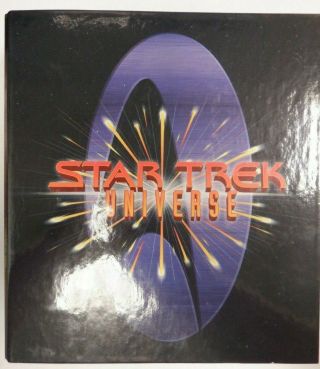 Star Trek Universe 1997 Newfield Publication 2.  5 " Binder 080320dbt