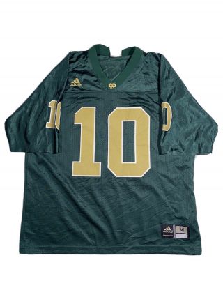 Adidas Notre Dame Authentic Football Jersey Size M 10
