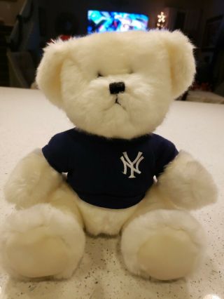 York Yankees Plush Teddy Bear White 15 " Twins Enterprise Merchandise