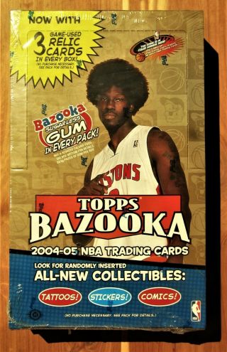 2004 - 05 Bazooka Basketball Topps Factory Box Dwight Howard ROOKIE ? 2