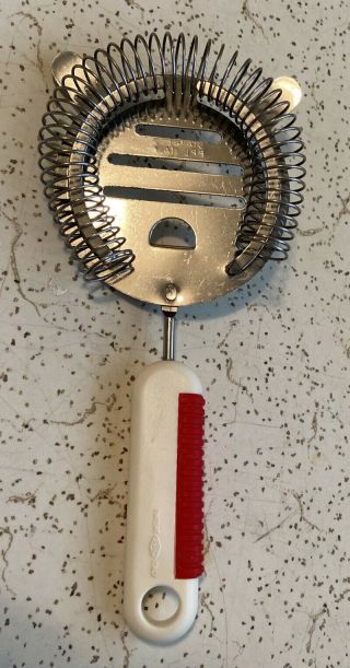 Vintage Cocktail Shaker /martini Strainer.  Italy