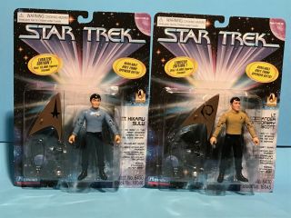 Star Trek The Series Playmates Scotty & Sulu Limited Edition Figures