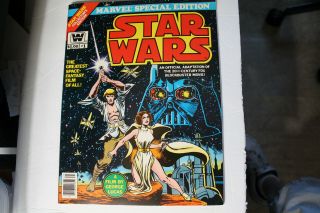 Large Size Comic Book: Star Wars Marvel Special Edition Vol.  1 No.  1 1977